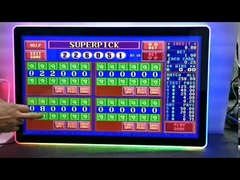 24-Zoll-LCD-Bildschirm mit LED-Lichtleisten-Rahmen für Casinos