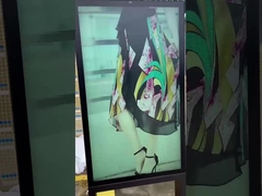 55' IP66 optische Verkleidung wasserdicht 2500 nits Outdoor LCD Werbe-Digital-Display-Kiosk mit ll