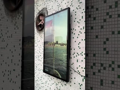 digitales Menübrett im Freien