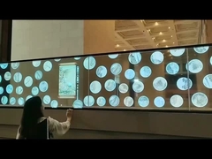 55-Zoll-Panel Selbstemission Transparent OLED Bildschirm Anzeige Hohe Transparenz Interaktive OLED